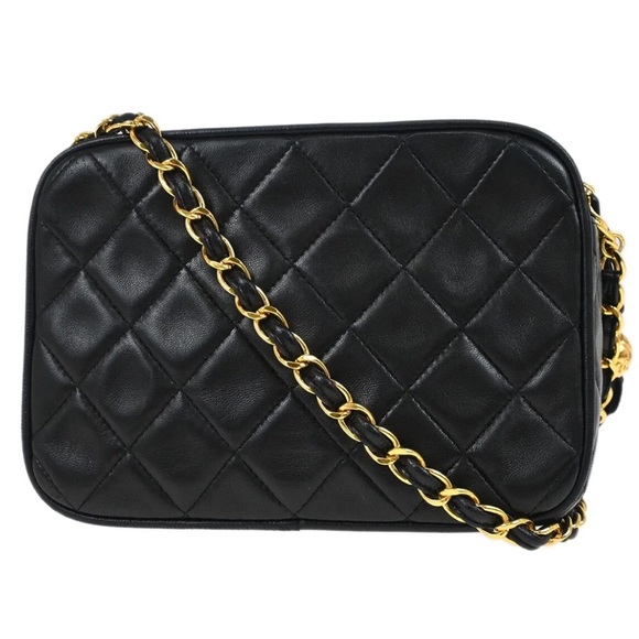 CHANEL QUILTED MINI CC TASSEL CAMERA BAG VINTAGE AUTHENTICATED - Picture 3 of 16